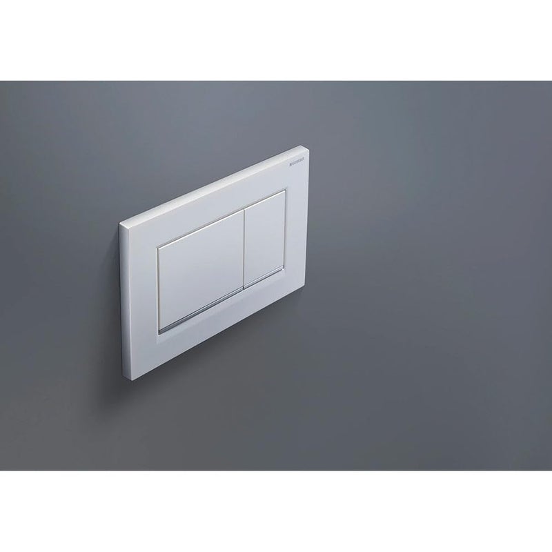 Geberit G115883KK1 Sigma 30 Dual Flush 1.6/0.8 GPF Actuator Plate White/Polished Gold - Image 4